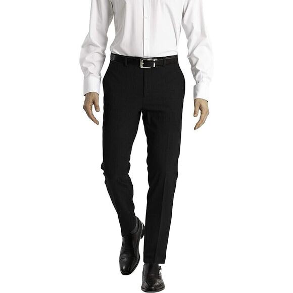 Calvin Klein Men's Slim Stretch Waist No Iron Dress Pants NWT 32x32 JMROPJJX0001 - Picture 1 of 3